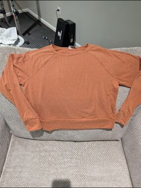 RBX Women's Rust Orange Crewneck Short Top